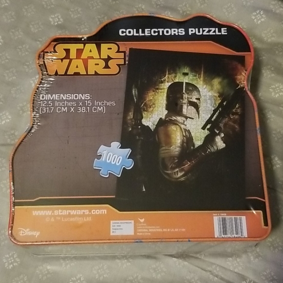 Star Wars | Games | Star Wars Boba Fett Collectors Puzzle Tin Disney New 00 Piece 125 In X 15in